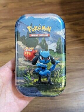 Riolu 💙 Ascended Heroes Mini Tin - Pokemon  cards - Brand New Factory Sealed!